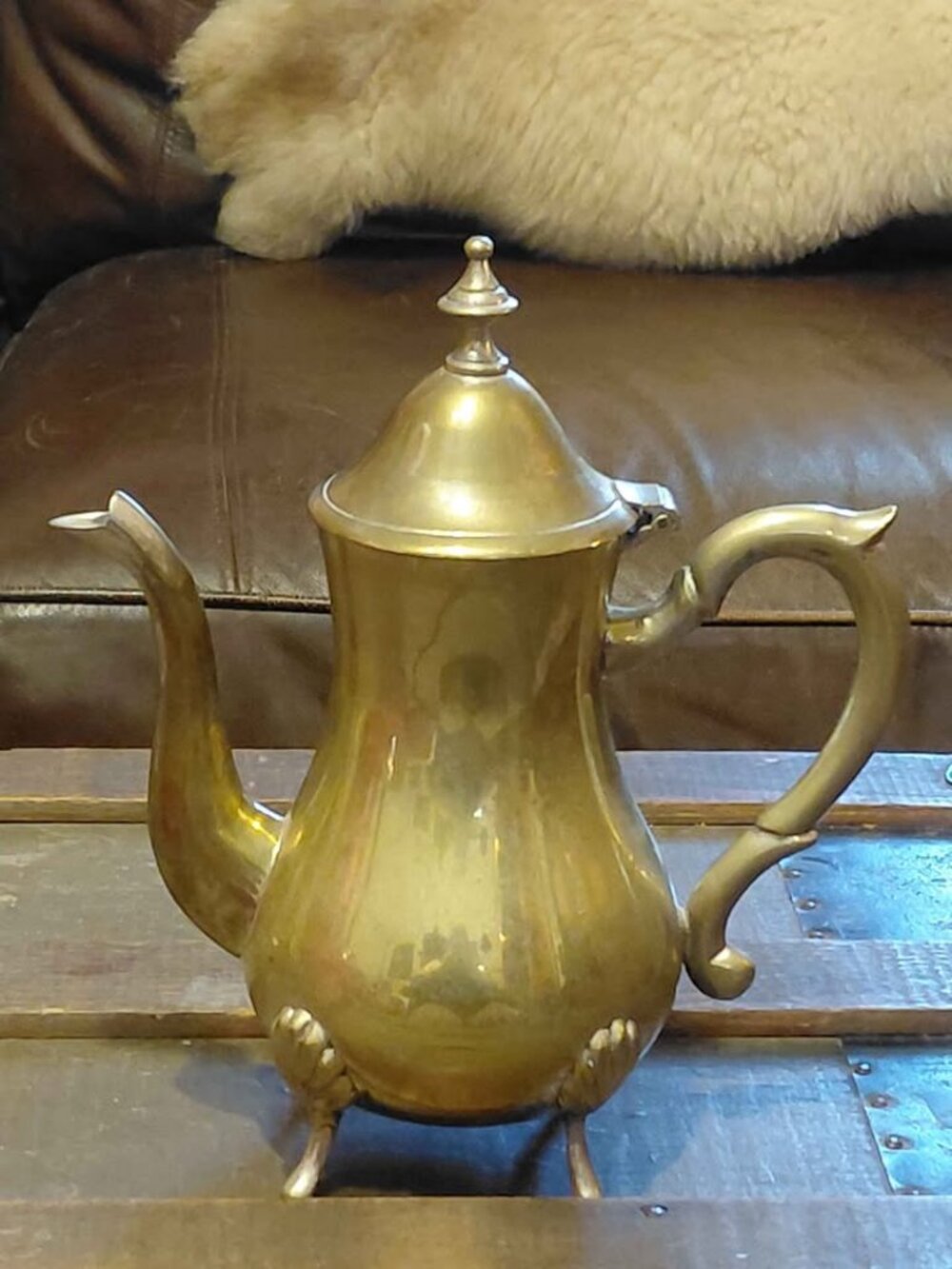 Decorative Brass Teapot – Made in India
